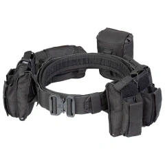 High Density Material Tactical Belt High Duty Tactical Duty Belts Sport Enthusiasts Utility Belt with Accessories Pouches  Wear-resistant High Quality Sports Training Tactical Belt Stiff Inner Belt Adjustable Hook Loop Inner Duty Belt