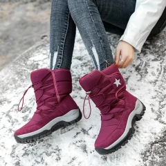 Durable Tactical Outdoor Men Women Hiking Winter Ankle Snow High Boots Designer Warm Sport Casual Oxford Shoes for Men Tactical Winter Boots Snow Hiking Sneakers Water Resistant Mid Ankle Work Oxford Casual Trekking Outdoor Anti Slip Shoes