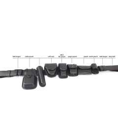 Premium Outdoor Tactical Duty Belts Kit Utility Belt Rig Modular Security Guard Equipment Utility Belt Modular Equipment  High Quality Pack Hiking Rigger Nylon Web Work Belt with Heavy Duty Quick Release Buckle Tactical Belt