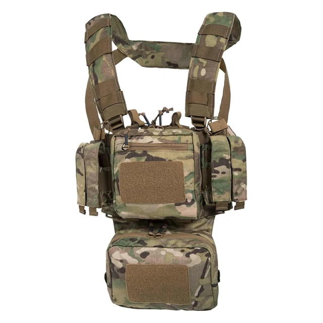Best Selling Tactical Gear Training Mini Rig Tactical Chest Rig Bag Heavy Duty Tactical Hunting Chest Rig Vest Custom Good Quality Tactical Chest Rig Vest Outdoor Safety Tactical Chest Rig Lightweight Tactical Chest Hanging