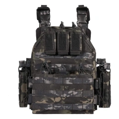 Wholesale High Quality Wear-resistant Durable Training Vest Breathable Tactical Vest for Men Outdoor Training Hunting Vest Training Vest and Chest Rig Training Chest Rig stab-proof for outdoors Breathable Paintball Training Hiking Vest