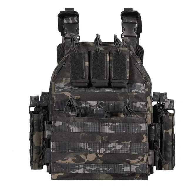 Wholesale High Quality Wear-resistant Durable Training Vest Breathable Tactical Vest for Men Outdoor Training Hunting Vest Training Vest and Chest Rig Training Chest Rig stab-proof for outdoors Breathable Paintball Training Hiking Vest