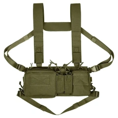 Hot Sale Hunting Accessories Tactical Chest Rig Outdoor Nylon Tactical Chest Rig Vest High Quality Tactical Vest Chest Rig Customized Tactical Vest Chest Rig for Training Utility Tactical Chest Rig Heavy Duty Tactical Pouch Chest Rig