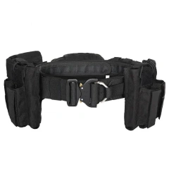 Outdoor Wear-resistant Tactical Waist Bag Storage Bag Hiking Pouch Comfortable Multifunctional Padded Belt Hunting  Durable Men's Sports Reversible Multifunctional Nylon Belt Casual Dress Golf Pants Shirts Shorts Nylon Tactical Belt