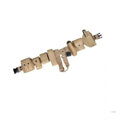 Outdoor Premium Waist Belt with Multiple Compartments Adjustable for Hiking Camping Hunting Mountaineering Tactical Belt  Sports Training Tactical Men's Nylon Work Hiking Gear Webbing with quick release buckle Adjustable Tactical Belt