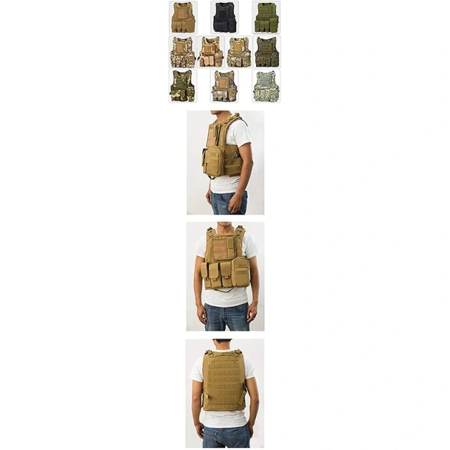 Assault Training Vest High Quality Tactical Equipment Vest for Training Outdoors Breathable Tactical Training Vest  Assault Harness Training Chest Vest for outdoors Breathable Paintball Sports Training equipment security vest