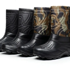 High Quality Men's Tactical waterproof and cold resistant fishing Oxford shoes Wholesale anti slip and hiking and snow boots Tactical Snow Boots Platform Waterproof Non-slip Warm Cotton Work Oxford Boots Outdoor multifunctional Mid-calf Fishing Boots