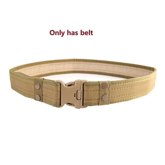 Premium Lightweight Tactical Flashlight Pouch Sets Mountaineering Multifunctional Utility Kit Belt Duty Belt Security Duty Belts  Durable Waterproof Men Nylon Web Work Belt with Quick Release Heavy Duty Buckle Wear-resistant Tactical Belt