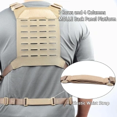 Tactical Equipment Chest Rig Tactical MOLLE Micro Vest with Mag Pouch Adjustable Camo Harness Tactical Vest Camo Gear Hunting Tactical Chest Vest Chest Rig with Mag Pouch Outdoor Training Tactical Vest Chest Rig