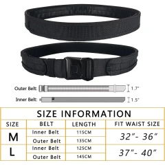 Durable Wear-resistant Lightweight Sports Tactical Belt Adjustable Training Quick Release Nylon Belt  Wholesale Adjustable Wear-resistant Lightweight Nylon Ratchet Belt Men Casual Gift Box Outside Tail Golf Tactical Belt