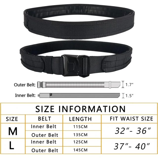 Durable Wear-resistant Lightweight Sports Tactical Belt Adjustable Training Quick Release Nylon Belt  Wholesale Adjustable Wear-resistant Lightweight Nylon Ratchet Belt Men Casual Gift Box Outside Tail Golf Tactical Belt