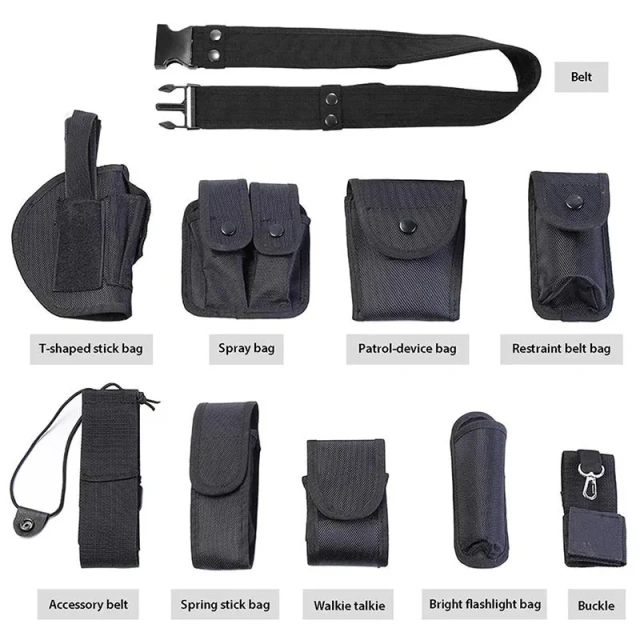 Multifunctional Tactical Utility Belts Multifunctional Outdoor Training Belt High Density Material Bag Hiking Tactical Belts  Wholesale High Quality Adjustable Training Reversible Ratchet Belt Hiking Rigger Nylon Tactical Thick Webbing Belt