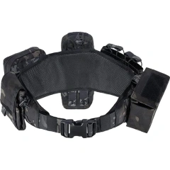Wholesale High Duty Outdoor Durable Multifunctional Tactical Belt Breathable Duty Belt Quick Release Adjustable Utility Belt  High Tactical Waist Belt Pouches Modular Equipment System Security Duty Utility Outdoor Camping Hunting Belt