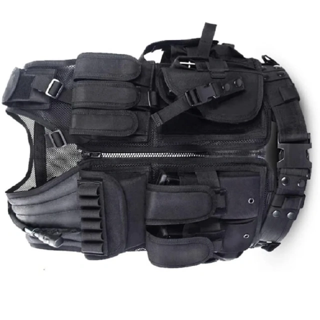 Training Vest Paintball Adjustable Soft Vest  Men Hunting Training Chest Rigs Training outdoors Breathable Paintball Holster Harness Bag Vest  Sports Training equipment Training Vest Fight Light Mini stab-proof Sports Training vest