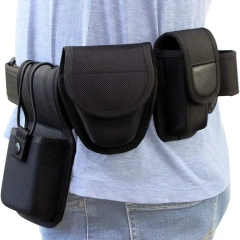 Sport Enthusiasts Mountaineering High Density Duty Web Belt Kit with Pouches Security Modular Tactical Belts Heavy Duty Belt  Adjustable Golf Belt Jeans Ratchet Belts men Duty Belt multifunctional Wear-resistant Nylon Web