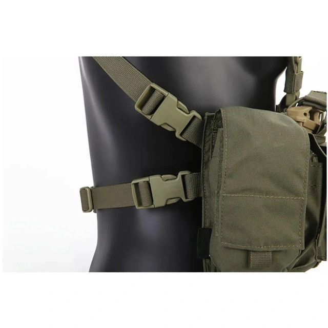 Tactical Chest Rig for Hunting Outdoor Tactical Chest Harness Vest Camouflage Tactical Chest Rig Pouch Mag Bag Tactical Vest Chest Rig with Magazine Pouch High Quality Tactic Chest Rig Vest for Men Tactical Chest Hanging Vest