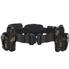 Training Multifunctional Outdoor Tactical Heavy Duty Modular Equipment Belts High Duty Mountaineering Utility Belt with Pouches  High Quality Durable Tactical Belts Nylon Web Work Belt with Heavy Duty Quick Release Tactical Belt