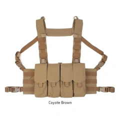 Wholesale Tactical Quick Release Chest Rig Vest High Quality Tactical Mole Vest Chest Rig Tactical Hunting Vest Bag Training Equipment Hunting Chest Vest Tactical Vest MOLLE Chest Rig Quick Release Tactical Belly Chest Rig