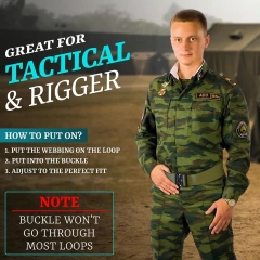 Adjustable Training Tactical Belts Work Hiking Riggers Web Nylon Waistband Belt with Quick Release Metal Buckle  Wholesale Premium Durable Tactical sport enthusiasts Belt with Pouches High Density Security Duty Equipment Duty Belts