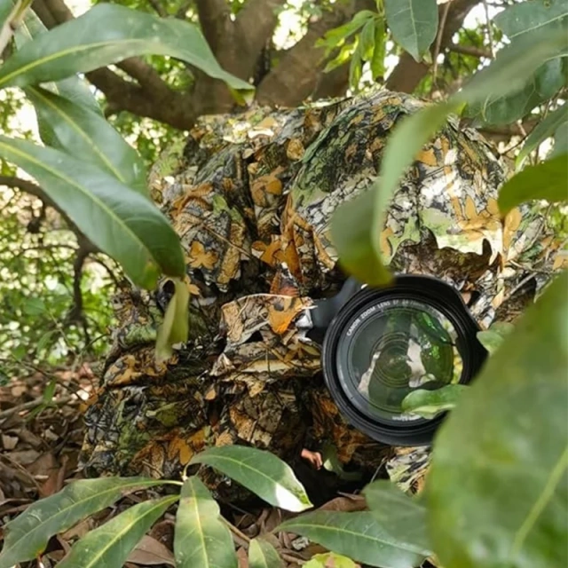 Comfortable Ghillie Suits Outdoor Camouflage Suit Hunting Camouflage Outdoor Jungle Games and Halloween Practical Ghillie Suit Premium Camouflage Lightweight Outdoor Game Training Adult 3D Leafy Camouflage Clothing Ghillie Suit Camo Suit for Hunting
