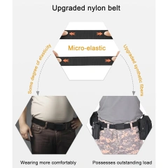 Breathable Wear-resistant Lightweight Nylon Web Work Belt with Quick Release Buckle High-quality Tactical Belt  Modular sport enthusiasts high density Material Quick Release Tactical Heavy Duty Belt high density Material Tactical Belt