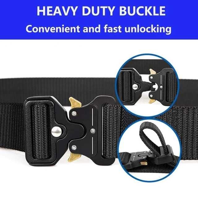 Lightweight Tactical Belt Riggers Belts Men and Women Quick Release Heavy Duty Men and Women Tactical Belt  Detachable high density Material Outdoor Hunting Tactics Duty Security Traffic Multi-functional practical Tactical Belt