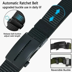 Adjustable Durable Training Sports Training Ratchet Belts Buckle Double-sided Nylon Strap Belts  High Quality Durable Multifunctional Modular Equipment Outdoor sport enthusiasts Tactical Belt Hunting Belt with Medical Pouch