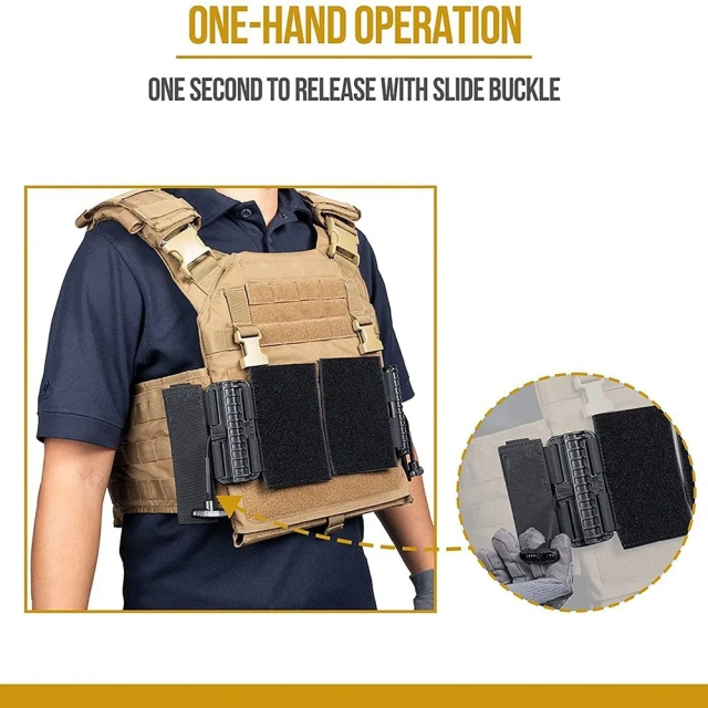 Quick Release Adapters Training Vest Chest Rig Cummerbund Quick Disconnect Buckles and Modular Vest  Durable Strength Training Vests Workouts Running Endurance Women Gym Fitness Weight Clothing