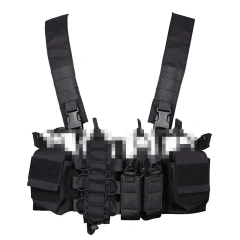 Custom Tactical Chest Rigs for Hunting Heavy Duty Tactical Chest Rig with Pouch Camo Harness Tactical Chest Rig Vest Customized Hunting Tactical Chest Rig High Quality Camouflage Molle Chest Rigs Outdoor Training Chest Rig for Tactical