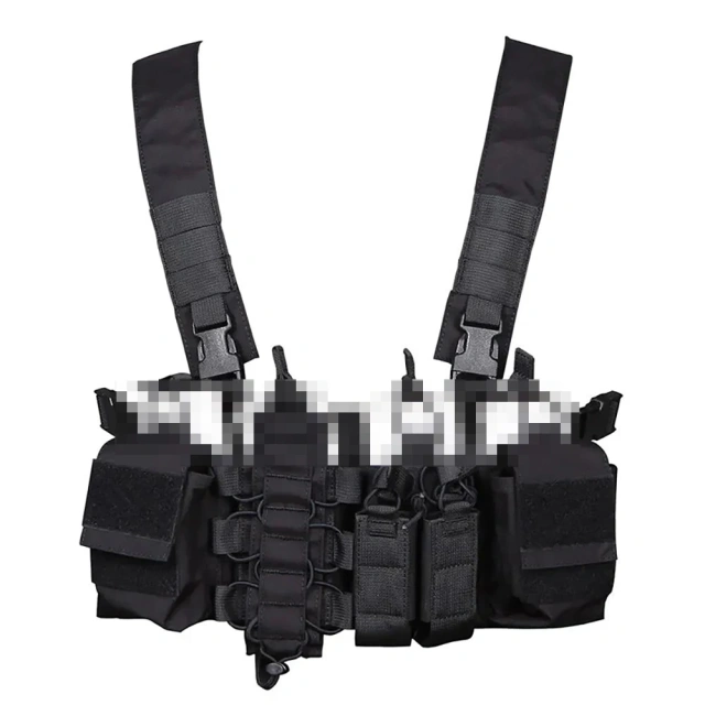 Custom Tactical Chest Rigs for Hunting Heavy Duty Tactical Chest Rig with Pouch Camo Harness Tactical Chest Rig Vest Customized Hunting Tactical Chest Rig High Quality Camouflage Molle Chest Rigs Outdoor Training Chest Rig for Tactical