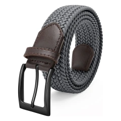 Elastic Braided Stretch Men Golf Casual Jeans Belts Woven Nylon Work Belts Men Pants Shorts Tactical Belt   Training Wear-resistant high-quality Lightweight Hunting Tactical Belt Adjustable Training Tactical Belt