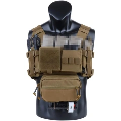 Customized Tactical Gear Micro Chest Rig Heavy Duty Tactical Chest Rig Vest Outdoor Tactical Chest Rig for Training  Best Selling Tactical Gear Training Mini Rig Tactical Chest Rig Bag Heavy Duty Tactical Hunting Chest Rig Vest
