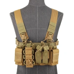 Customized Lightweight Outdoor Tactical Vest Rig High Quality Tactical Chest Rig Heavy Duty Safety Tactical Chest Rig Tactical Vest Rig Tactical Molle Chest Rig Tactical Chest Training Vest