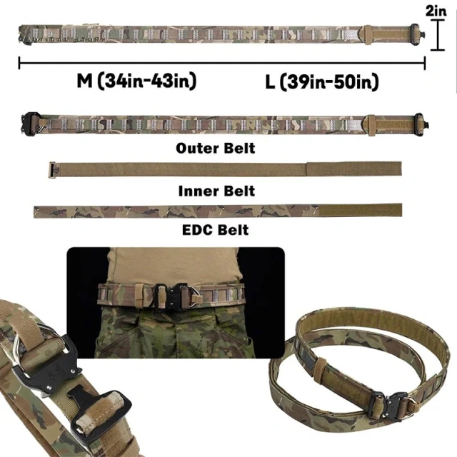 Detachable Tactical Belt with Quick Draw Holster Triple Pouch Medical Kit and Multi-Purpose Stuff Bag Tactic Waist Belt  Multi-functional practical sport enthusiasts Tactical Belt Set Quick Release Holster Medical Bag tactic Training Waist Belt