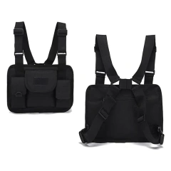 Wholesale Outdoor Tactical Gear Chest Rig Bag Multi-Functional Training Vest Tactical Chest Rig Pouch with Strap Tactical Pouch Chest Rig Multifunctional Camouflage Tactical Vest High Quality Tactical Chest Vest