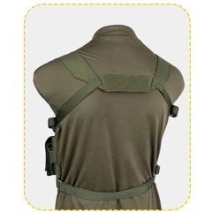 Field Equipment Tactical Vest Adjustable Detachable Tactical Molle Chest Rigs with Mag Pouch Durable Tactical Chest Rig Field Equipment Tactical Vest Adjustable Detachable Tactical Molle Chest Rigs with Mag Pouch Durable Tactical Chest Rig