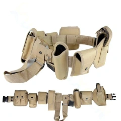 Premium Outdoor Tactical Belt Set Security Modular Equipment Multi-pockets Hip Pack Training Hunting Multifunctional Belt Bag  Fashionable Nylon multifunctional Ratchet Tactical Belt Men Casual stab-proof Sports Training Outside Tail Golf Belt