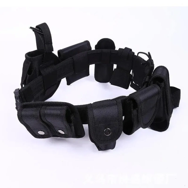 Quick-release Buckle Tactical Waistband Gear Set Pouch Quick Detach Outdoor Training Hunting Sport Belt Modular Equipment  Hot selling Nylon Breathable Tactical Belt Webbing Canvas multifunctional Wear-resistant Outdoor Web Belt