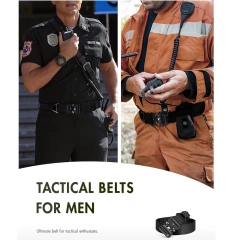 Adjustable Men's Tactical Waterproof Multifunctional Wear-resistant Rigger Belt Utility Web Nylon Novelty Work Belt  Outdoor Premium Adjustable Quick Release Tactical Security Duty Equipment Heavy Duty Belt Modular Equipment Waist Belt
