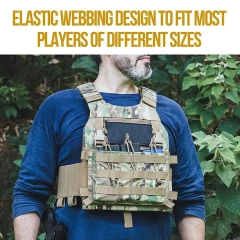 Wholesale Universal Training Vest Hook Backing Training Multifunctional Wear-resistant Elastic Retention Durable Vest  Multifunctional Breathable outdoors stab-proof Vest outdoors Breathable Paintball Training Vest