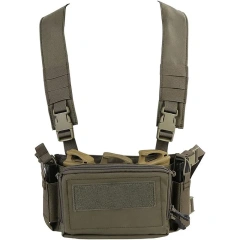 Good Quality Tactical Chest Rig Mini Style Tactical Vest with Chest Strap Unisex Tactical Micro Chest Vest Tactical Gear Chest Rig Adjustable Detachable Tactical Modular Vest with Mag Pouch Tactical Micro Chest Rigs