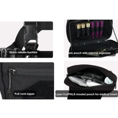 Multifunctional Tactical Chest Rig Vests Adjustable Tactical Vest with Mag Pouches Tactical Chest Mini Rig for Outdoor Training Equipment Tactical Vest Multi-function Tactical MOLLE Chest Rigs with Pouch Utility Tactical Vest Chest Rig