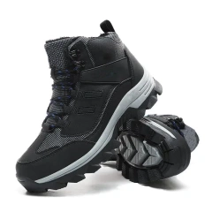 Men Tactical Oxford Hiking Large Sneaker Winter Snow Boots Warm Waterproof Outdoor Mountain Shoes Tactical Footwear Boots Wholesale Tactical Hiking Snow wear-resistant Boots Ankle Boots Waterproof and Anti Slip Fashion Oxford multifunctional Shoes