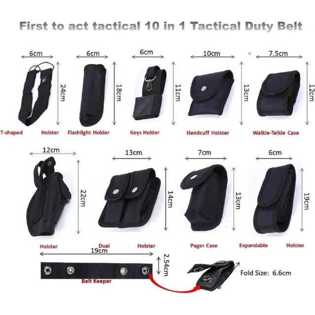 Sport Enthusiasts Modular Equipment System Security Tactical Duty Utility Versatile Work Hunting Quick Release Buckle Belt  High Quality Durable Adjustable Training Men's Tactical Belt Adjustable Utility Belt Heavy Duty Work Belt