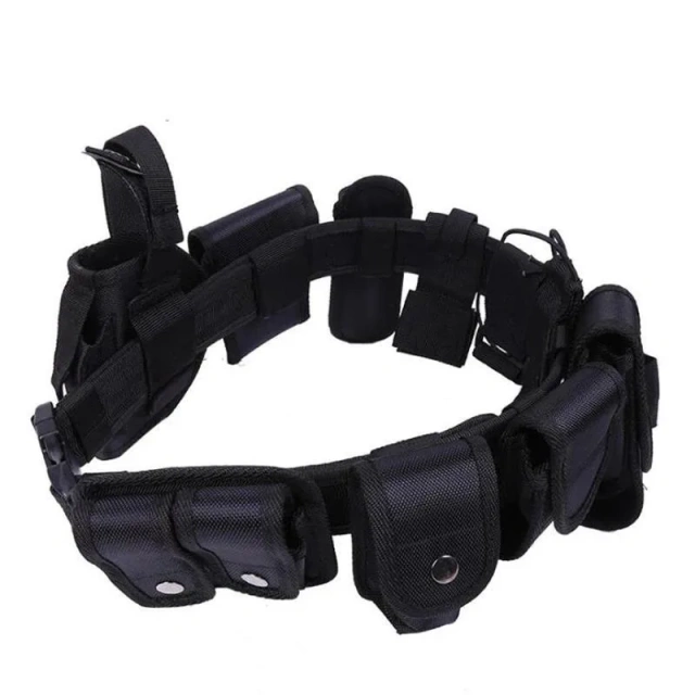 Lightweight Sport Enthusiasts Tactical Pouch Sets Multifunctional Utility Kit Belt  Adjustable Duty Belt Security Duty Belts  Men's Training Casual durable outdoors Nylon Webbing Belts multifunctional Wear-resistant Tactical belt