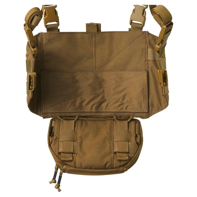 Customized Outdoor Chest Rig Tactical Vest for Training Camouflage  Hunting Molle Mag Pouches Tactical Chest Rig Bag Nylon Tactical Molle Chest Rig with Mag Pouches Modular Micro Tactical Vest for Hunting Training