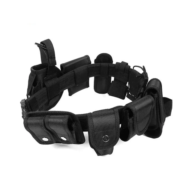 Multifunctional Tactical Utility Belts Multifunctional Outdoor Training Belt High Density Material Bag Hiking Tactical Belts  Wholesale High Quality Adjustable Training Reversible Ratchet Belt Hiking Rigger Nylon Tactical Thick Webbing Belt