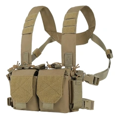 Customized Outdoor Tactical Vest Chest Rig Tactical Chest Rig Adjustable Detachable Tactical Molle Chest Rigs Hot Selling Camouflage Tactical Gears Chest Rig Good Quality Tactical Chest Rig Heavy Duty Tactical Chest Rig Vest