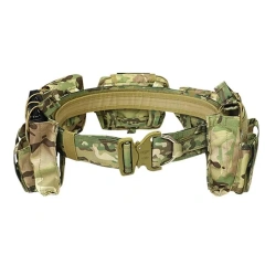 Adjustable Strap Outdoor Belt Set Multi Functional Combination Waist Seal Nylon Detachable and Adjustable Tactical Belt  Reversible Ratchet Belt Wear-resistant Lightweight Nylon Web Golf Tactical Belt with Automatic Slide Buckle