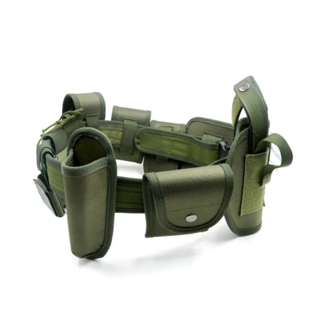 Hot Selling Adjustable Training Durable Multi Functional Outdoor Security Belt Oxford Camouflage Waist Belt  Wholesale Tactical Mountaineering Belt with Accessories Quick Release high density Material Rigger Belt Heavy Duty Belts